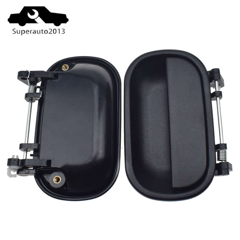 2PCS Exterior Left & Right Side Door Handle For 1995-07 Isuzu NPR NPR-HD NQR NRR
