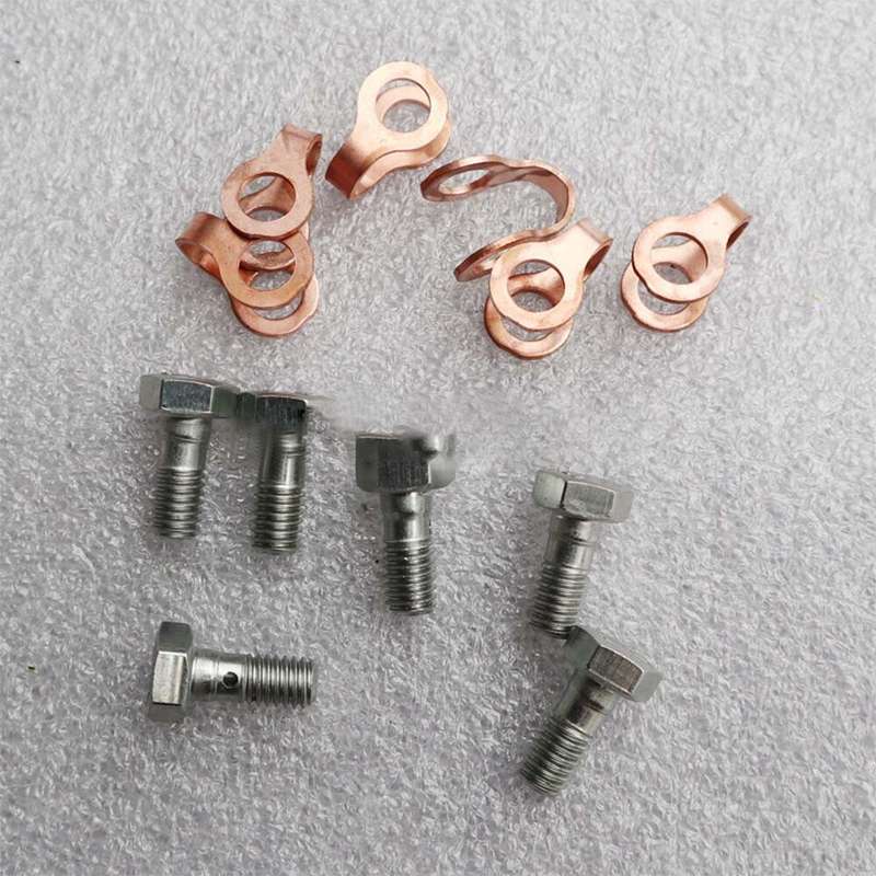 Return Line Banjo Bolt Set with Seal for Cummins Dodge 89-98 6BT 12V 3.9 5.9