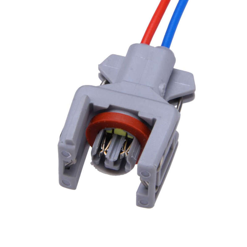 2x 2-Pin Plug Connector Fit For Delphi Fuel Diesel Injector Fuel Rail 10811963
