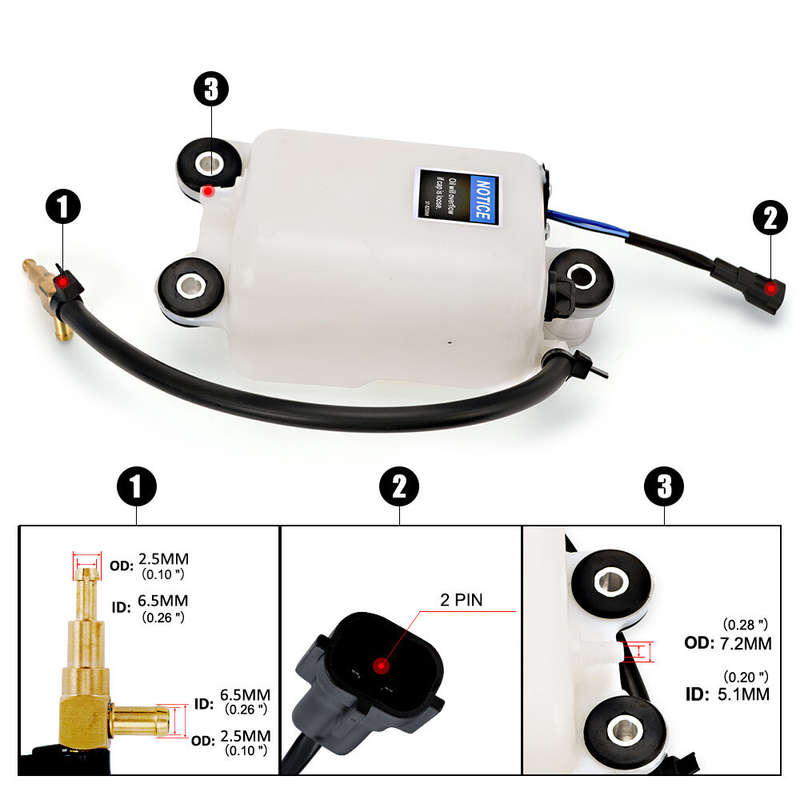 Oil Tank Assembly For Mercury Outboard MerCruiser Optimax 300 250 225 8M0064075