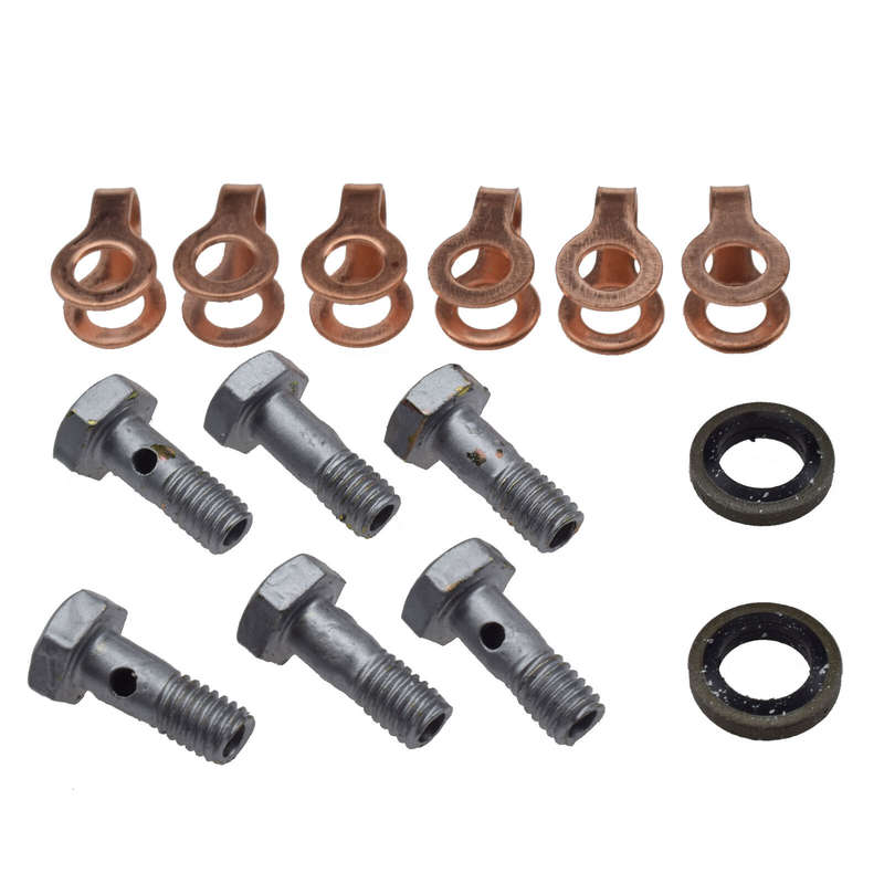Fuel Return Line Banjo Bolt Seal Set For Cummins 1989-1998 Dodge Turbo 6BT 12V