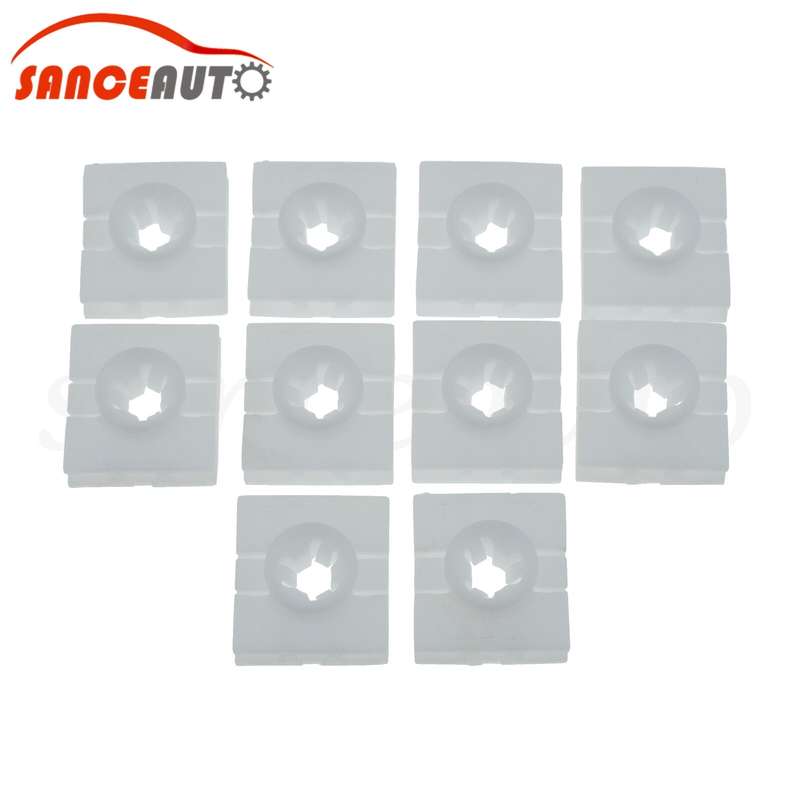 10Pcs Rocket Molding Clips 0009912098 For Mercedes Smart Fortwo 451 2007-2018