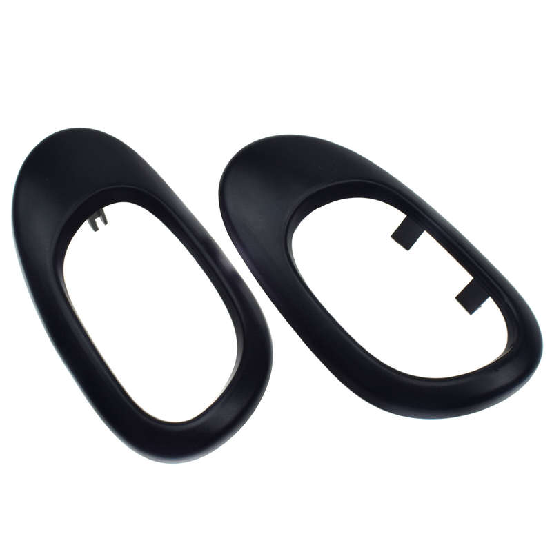 Left & Right Side Interior Door Handle Trim Bezel For Peugeot 206 207 Citroen C2