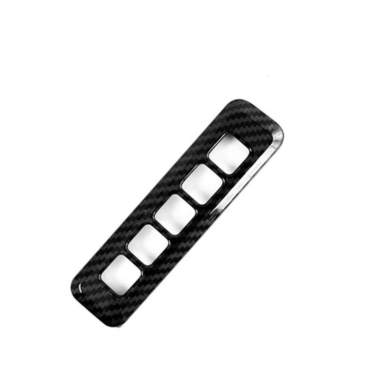 Molded Carbon Fiber Keyless Entry Keypad Cover Trim Bezel For Ford F150 15-21