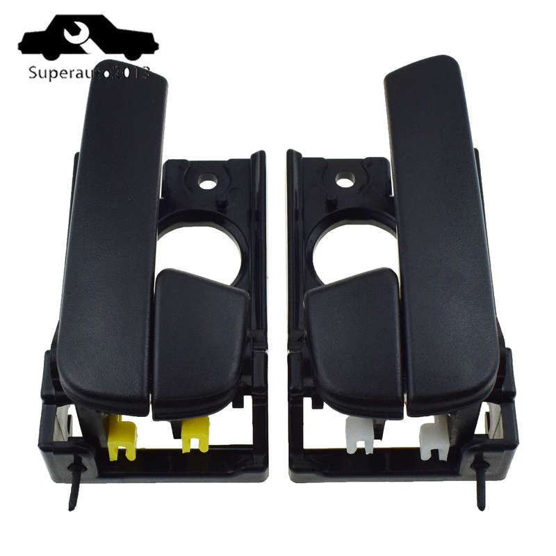 Pair Interior Door Handle Rear Left Right Side For Kia Rio Rio5 2006 2007-2011