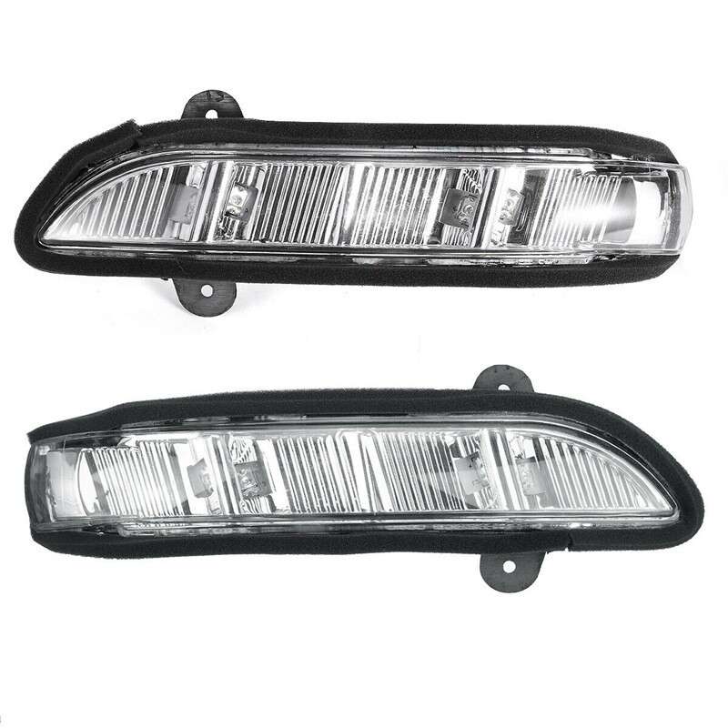 Front LH+RH Door Mirror Turn Signal Light Pair For Mercedes W211 W221 W219 W216