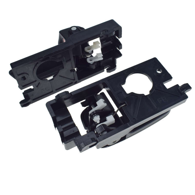 Black Front Left Right Inside Door Handles 2pc For Hyundai Accent 1.6L 2006-2011