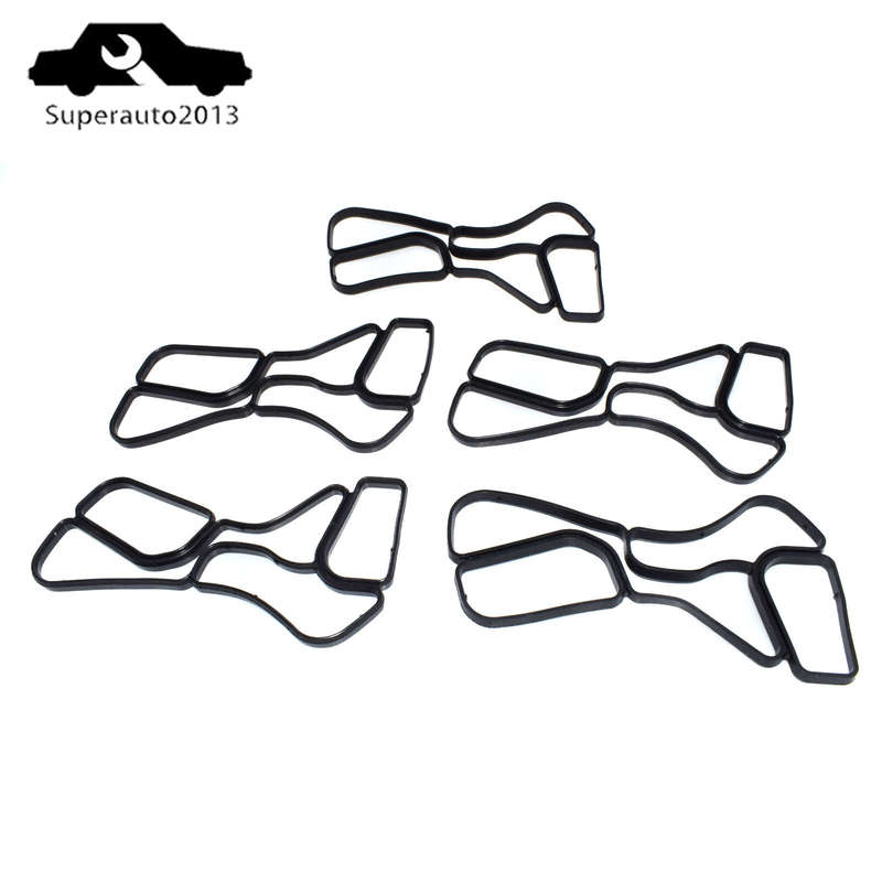 5PCS For Mercedes-Benz ML350 SLK350 C230 New Engine Oil Cooler Gasket 2721840280
