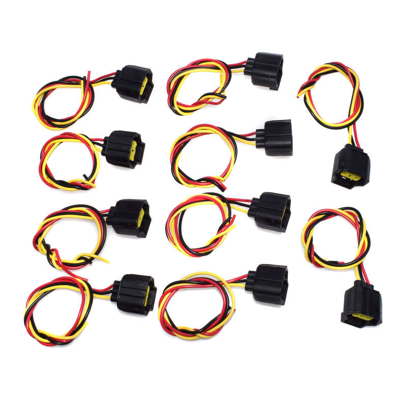 3 Wire Harness Connector Multi Purpose 10PCS For Cadillac Chevrolet Ford WPT118