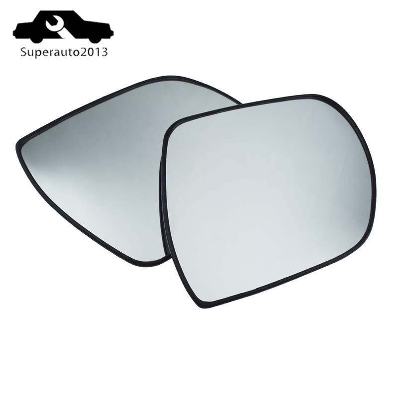 Pair Left Right Rearview Mirror Glass w/ Heated For Hyundai Santa Fe 2007-2012