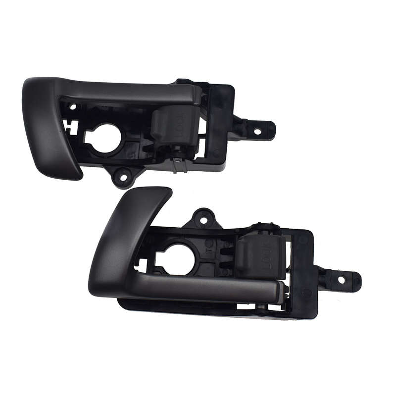 Pair Left & Right Side Interior Door Handle Gray For Hyundai Santa Fe GL Sport