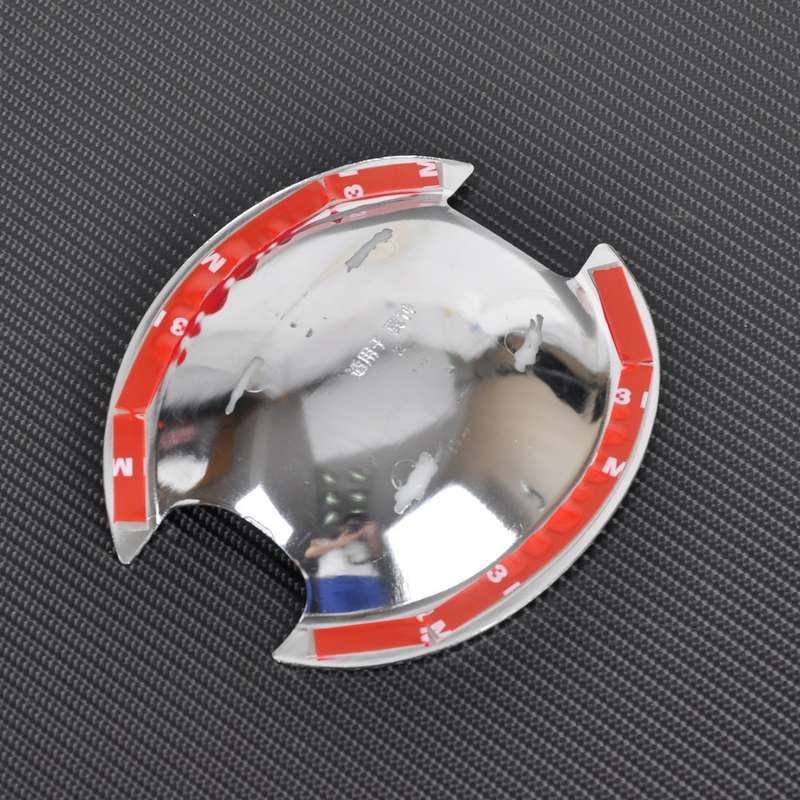 4PCS Chrome Door Handle cup Bowl Cover Fit for Mitsubishi Outlander Lancer 08-12