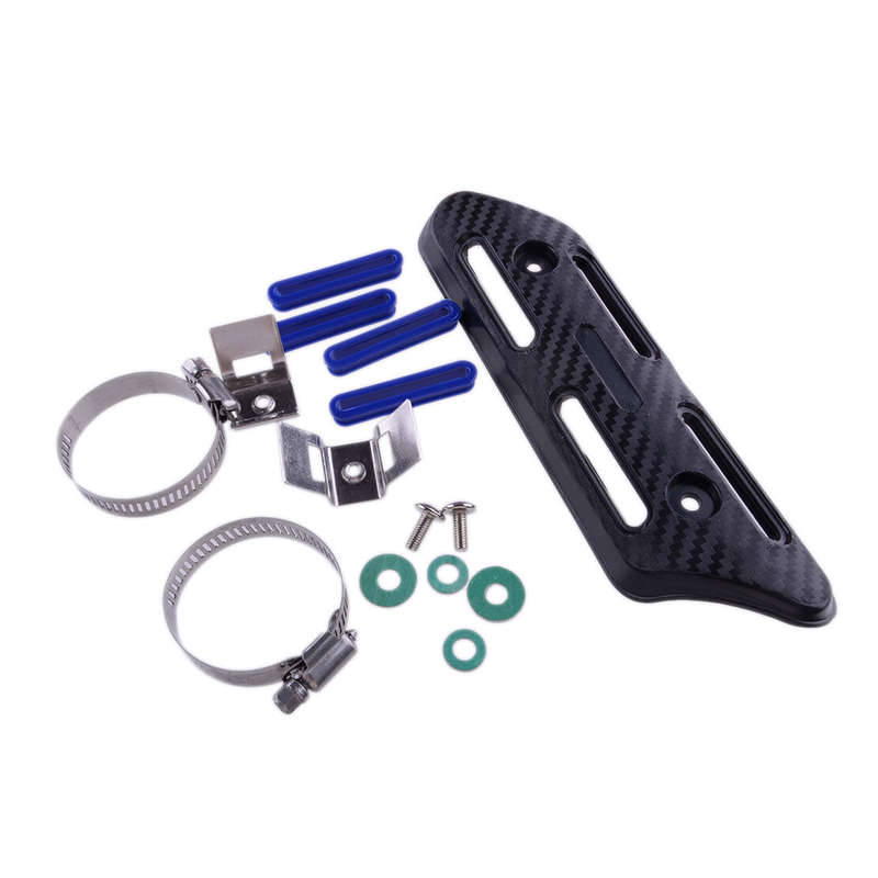 Exhaust Pipe Heat Guard Protector Set For 4 STROKE Motorcycle New