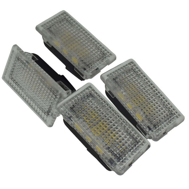 Fit For Tesla Model 3 S Y X 4 Pcs Ultra-bright Interior LED Lighting Bulbs Kit