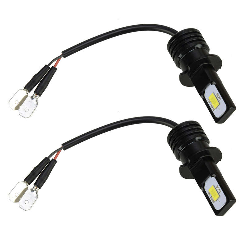 2pcs H3 White 6000K LED Fog Light Bulb Fit For Lexus LX470 1998-2007