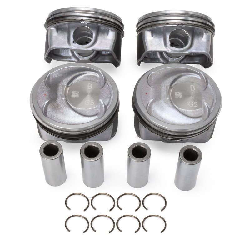 4 Set Engine Piston & Pin & Snap Ring For 2011-2019 Sonata Sorento Optima 2.4L