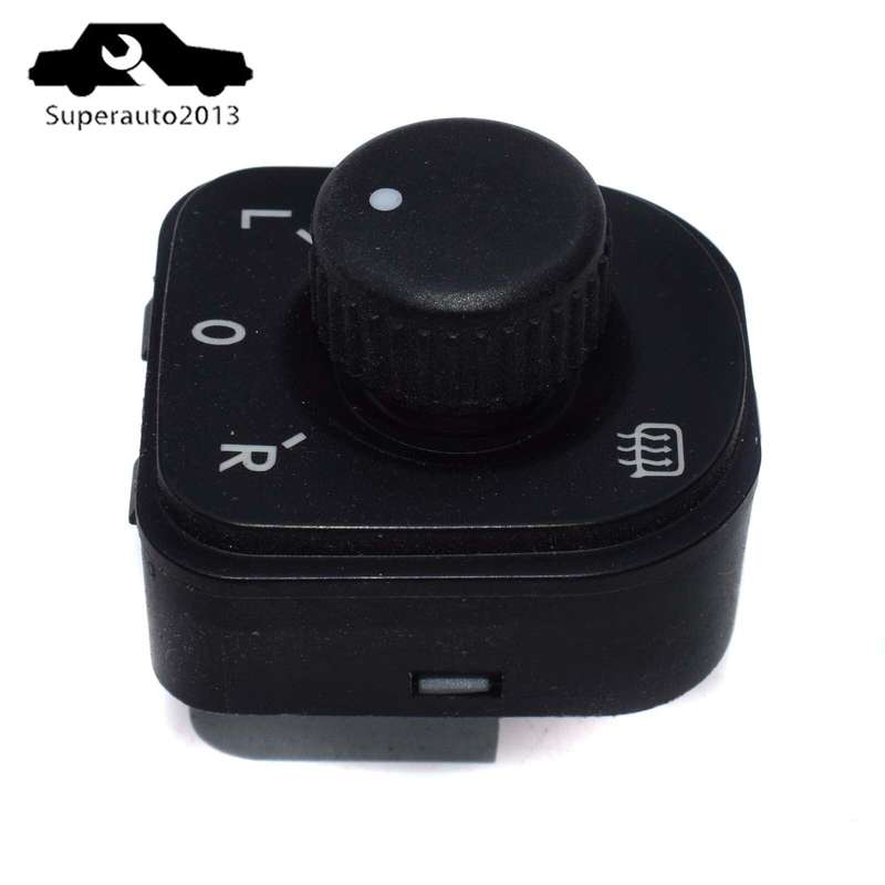 1X Power Mirror Switch For VW Golf GTI Passat B6 Tiguan Jetta MK5 MK6 1K0959565K