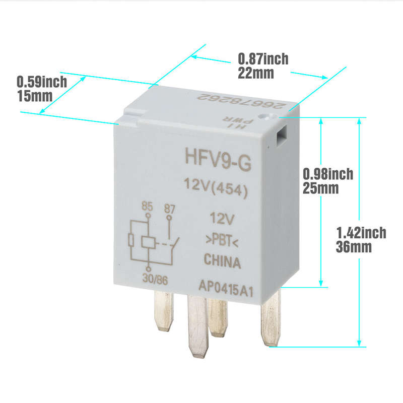 Headlight Relay Fuse Module A/C Fan Relay For GM Trailblazer GMC Buick 15016745