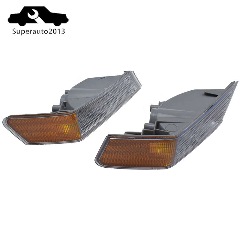 New Pair Left Right Side Fog Corner Light Lamp Cover For Jeep Patriot 2007-2014