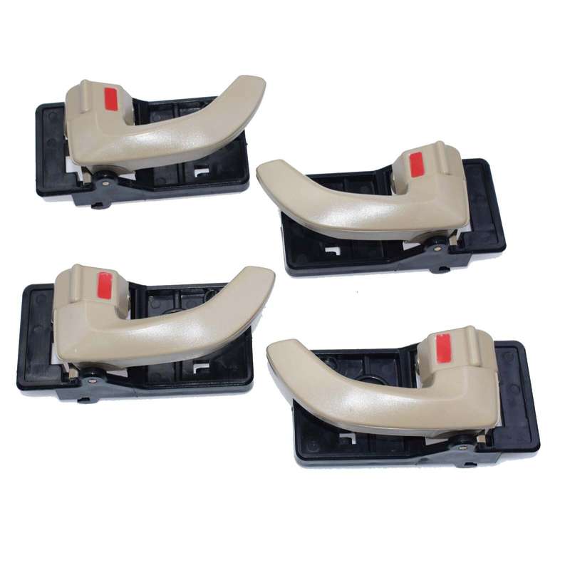 4X Beige Inside Door Handle Front Rear Left Right For 2005-09 Hyundai Tucson New