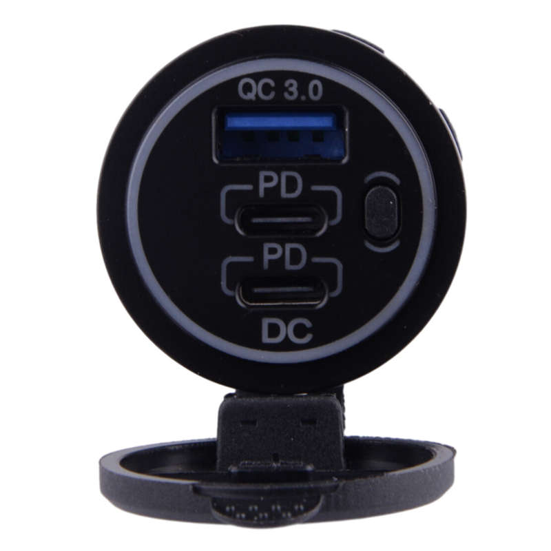 Dual PD Type-C USB Fast Car Charger PD For Apple iPhone 14 13 12 11 Pro Samsung