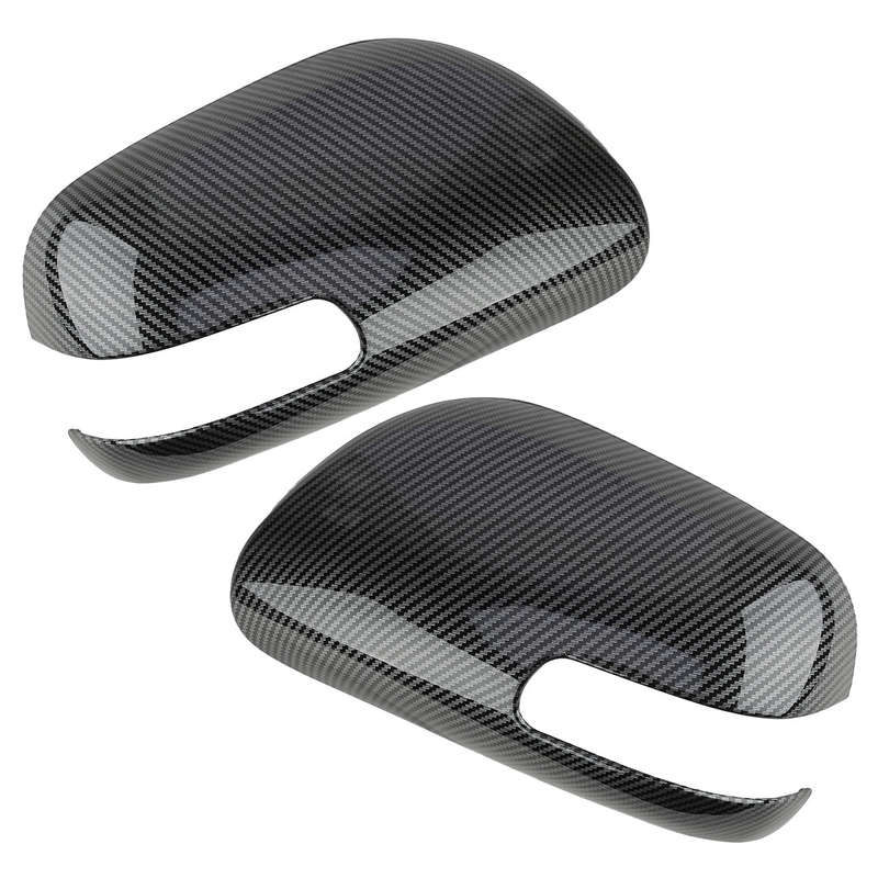 1pair Carbon Fiber Style Side Rear View Mirror Cover Cap Fit for Scion xB Wagon