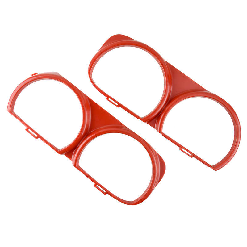 Front Left & Right Headlight Lamp Bezel Frame Trim fit for Dodge Challenger