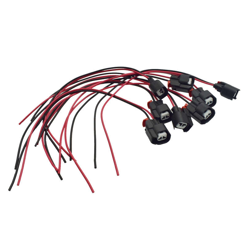 8PCS Fuel Injector Connector Wiring Harness For Wrangler JK TJ, Dodge Jeep New