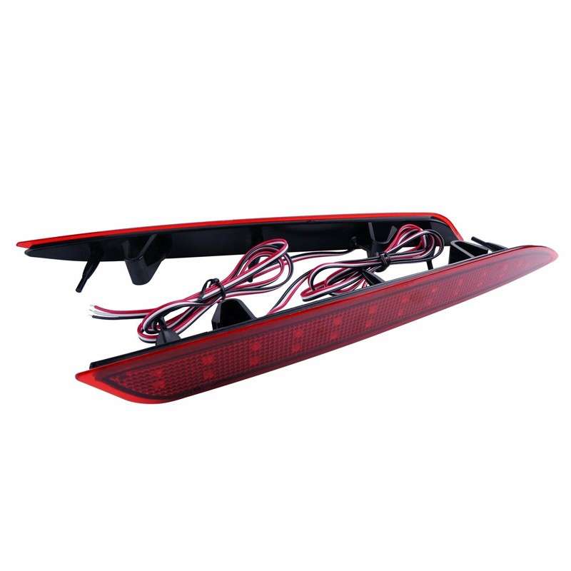 1Pair Rear Bumper Brake Lights Reflector Fit for Vauxhall Astra J 2009-2015