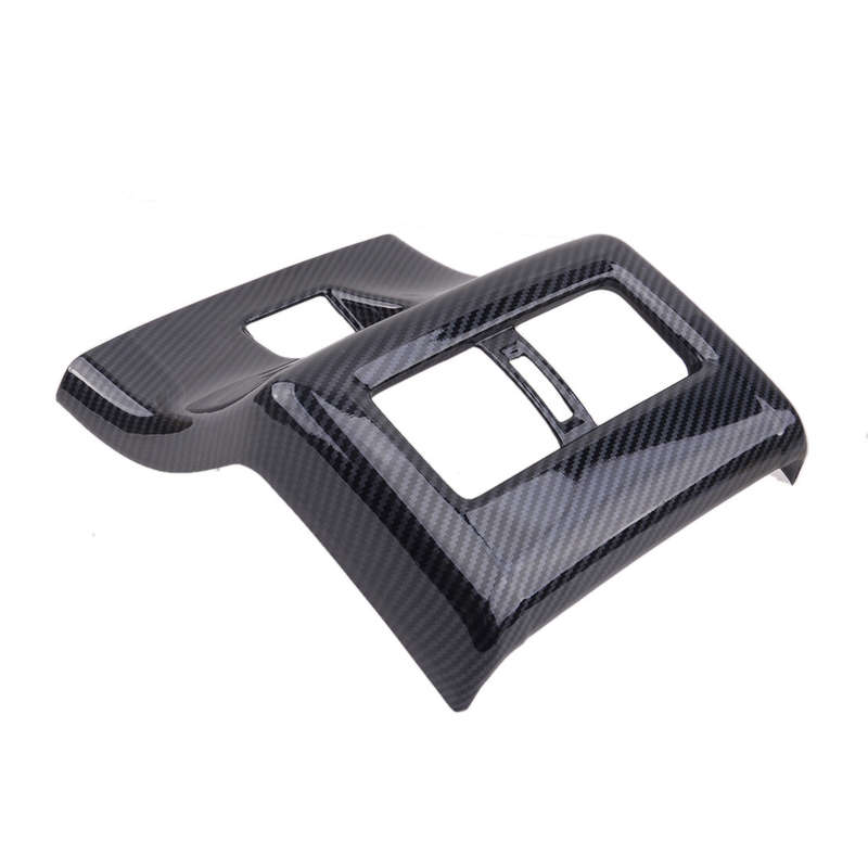 Carbon Fiber Style Rear Air Vent Cover Trim Panel Fit For Toyota Camry 2018-2020