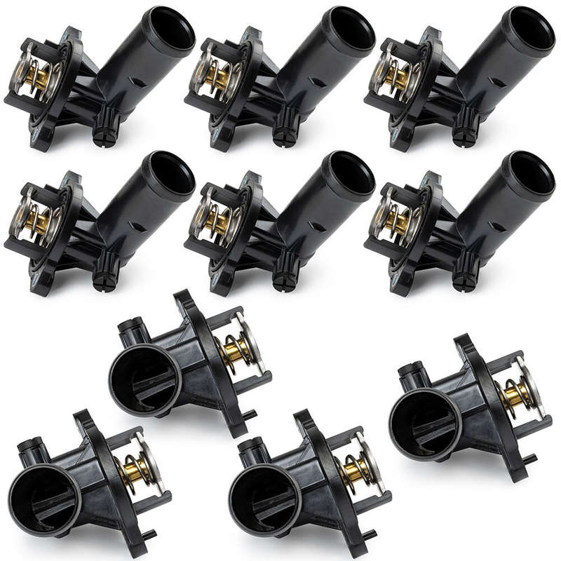 10Pcs Engine Coolant Thermostat For Jeep Wrangler JK 3.6L 2011-2018 5184651AH