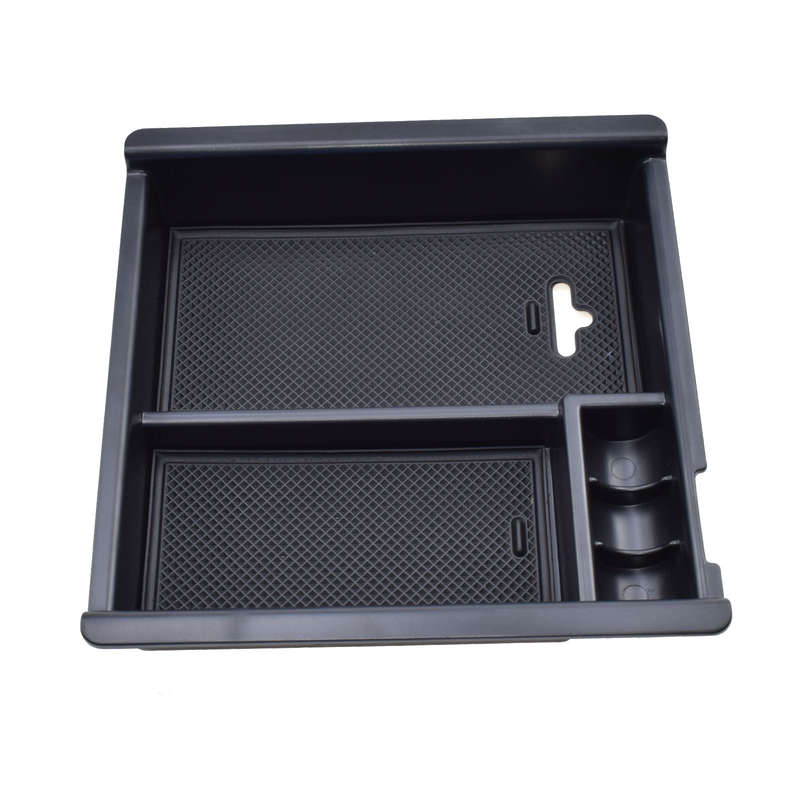 For Toyota Tacoma 16-18 Black Armrest Box Storage Organizer Case Tray Container