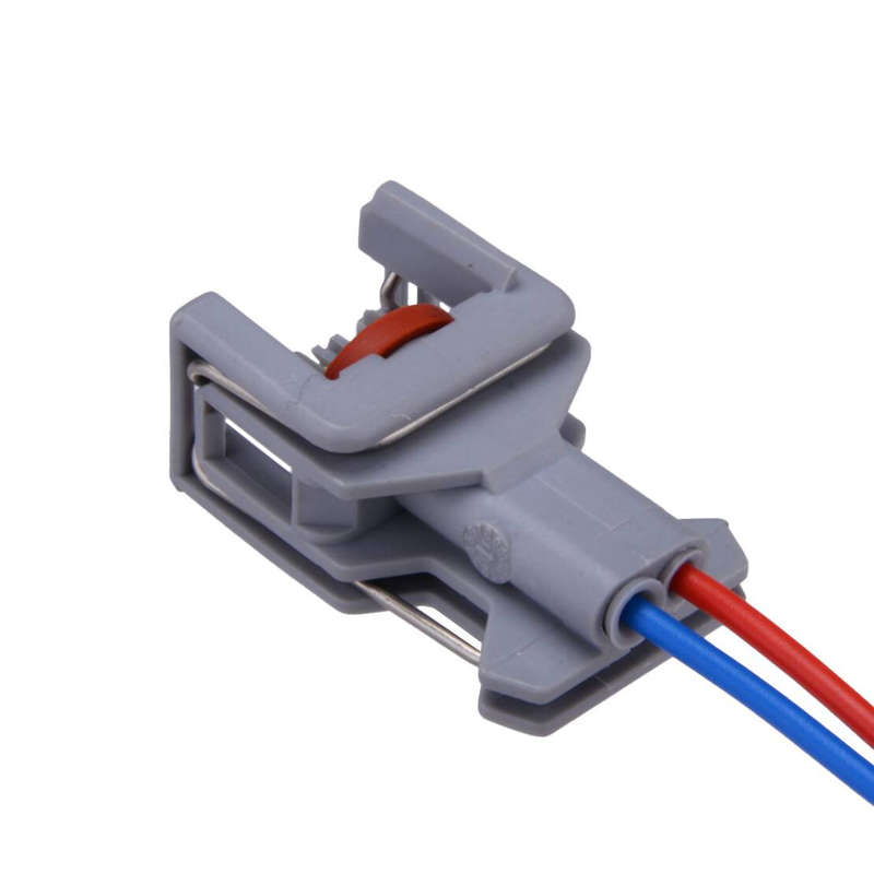 2x 2-Pin Plug Connector Fit For Delphi Fuel Diesel Injector Fuel Rail 10811963