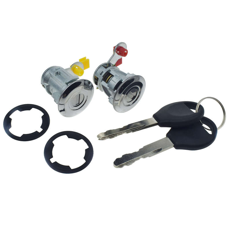 Door Lock Cylinder w/Keys Set H0600-3J125 For Nissan Xterra Frontier Pathfinder