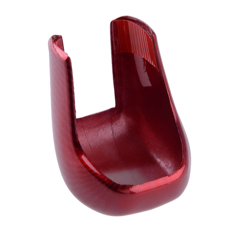Fit For Honda Civic 10th Carbon Fiber Style Red Gear Lever Shift Knob Cover