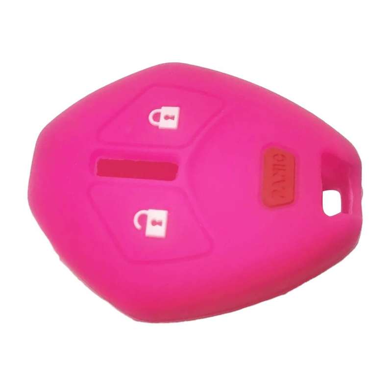 1x Pink Remote Key Fob Cover Fit For Mitsubishi Outlander Endeavor Lancer
