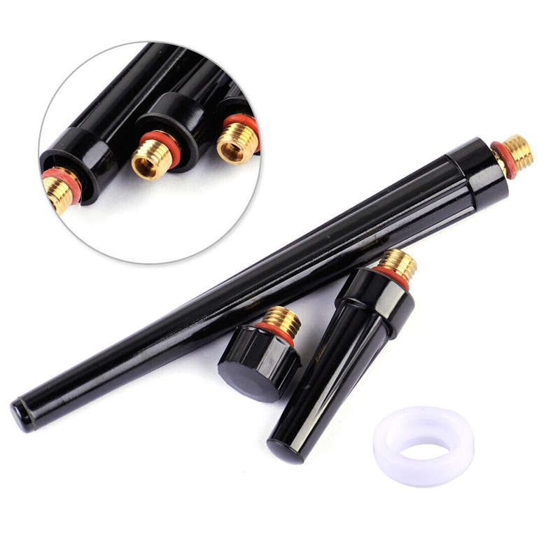 TIG Welding Torch Back Cap & Gas Lens Insulator Kit Fit for WP-9 WP-20 Series