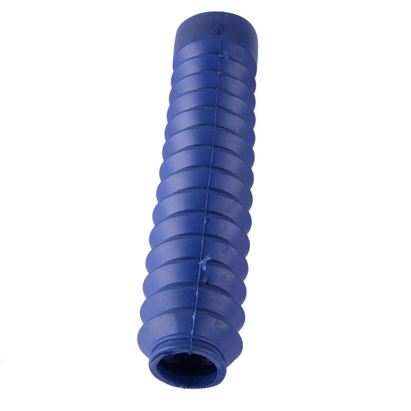 2pcs Motorcycle Blue Rubber Front Fork Shock Absorber Dust Cover Gaiter Boots