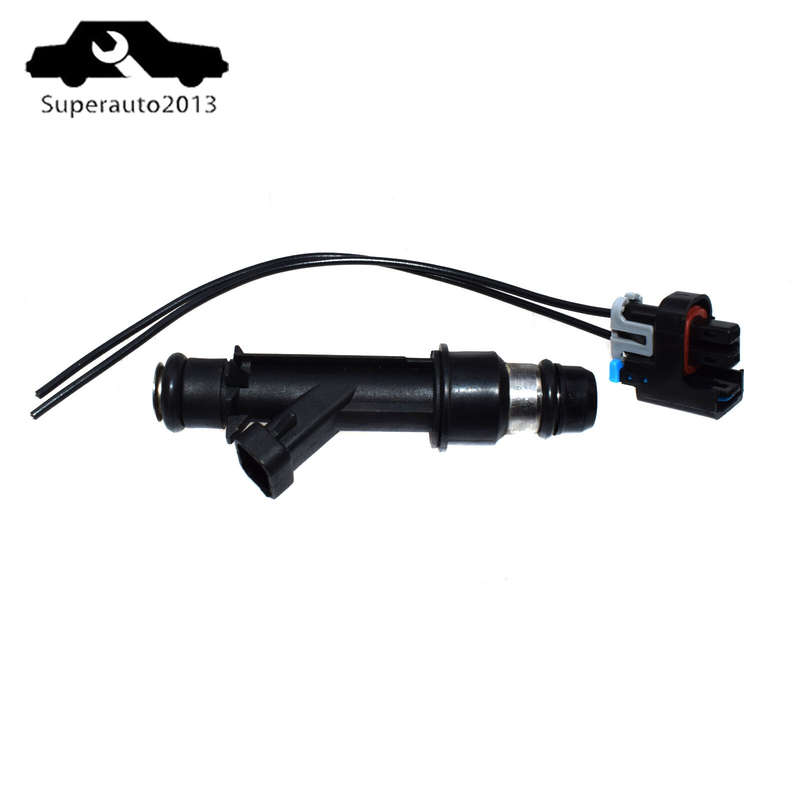 25323971 Fuel Injector & Wire Pigtail For Chevrolet Malibu Pontiac Buick Century