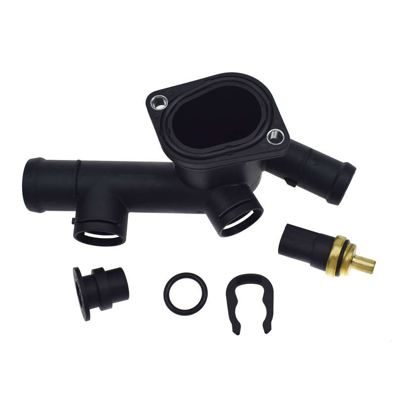 Coolant Cooling Hose Flange & Gasket Sensor Kit For Vw Beetle 2.0 L4 06A121132C