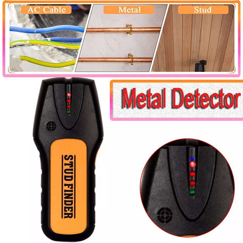3 in 1 Stud Finder Wall Scanner Detector Wood Beam Metal Wire Sensor LCD NEW