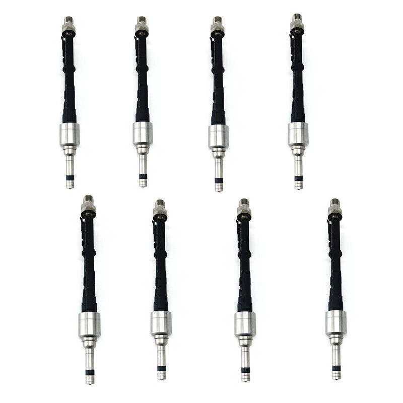 8Pcs Fuel Injector 13647645956 Fit For BMW M5 M6 X5 X6 550i 650i 750i 4.4L