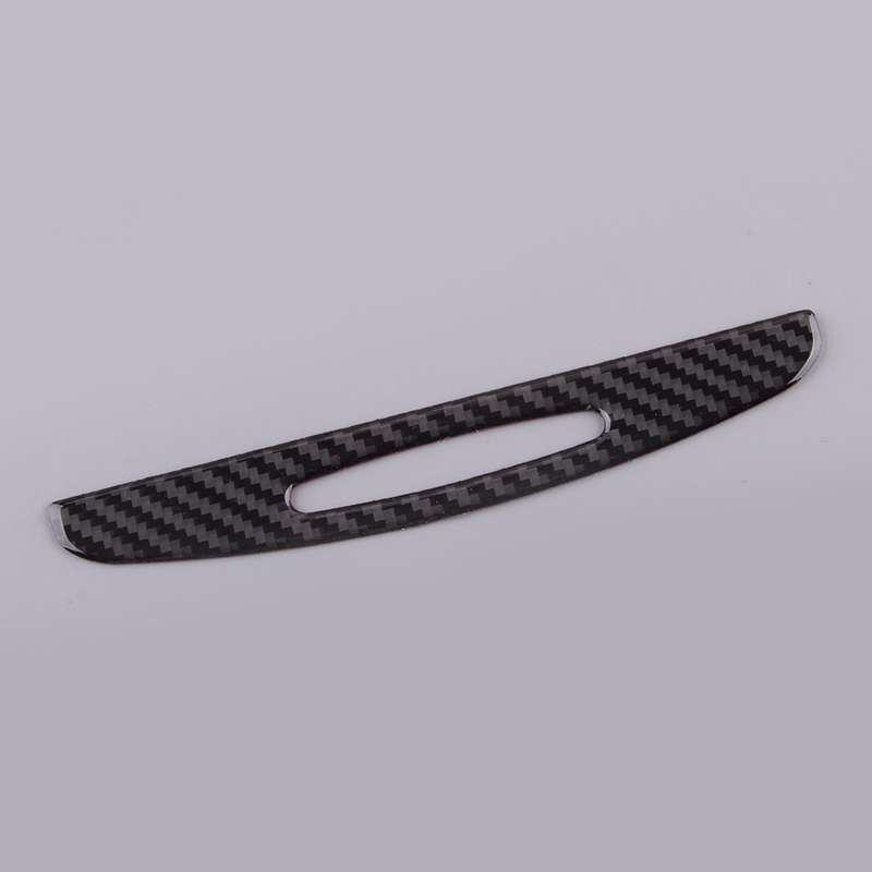 Carbon Fiber Console Cupholder Pull Cover Trim Fit For Chrysler 300 2015-2022