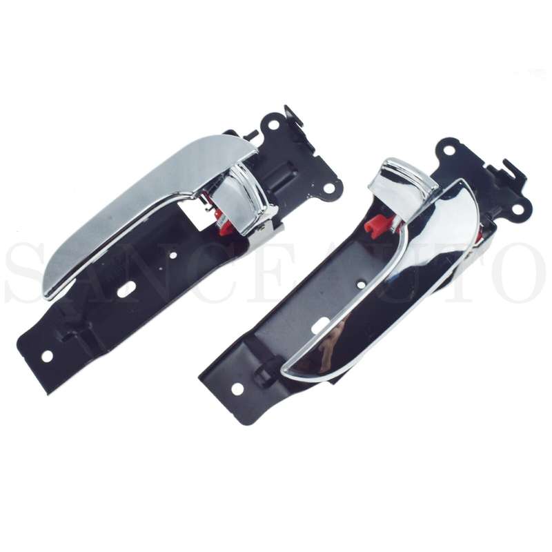 Front Left Right 2PCS Inside Door Handle Chrome For Kia Sedona 2002 2003 04 2005