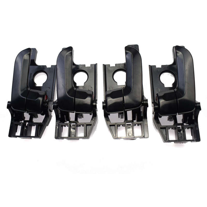 4PCS Left & Right Side Interior Door Handle Black For Kia Sportage 2005-10 New