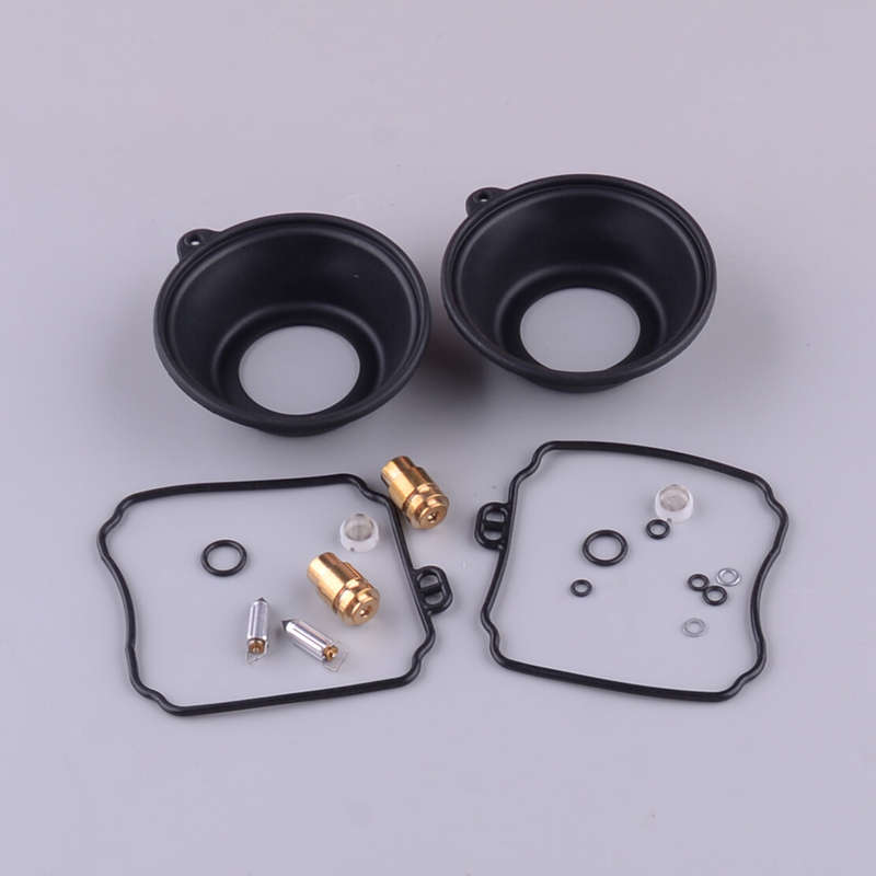 2Set Fit For Yamaha V Star 650 XVS650 Carburetor Repair Kit Plunger Diaphragm