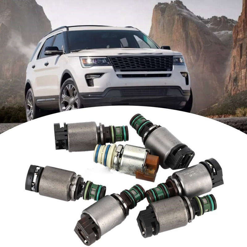 7Pcs 6R60 6R80 6 Speed Automatic Transmission Solenoid Valve For Ford F150