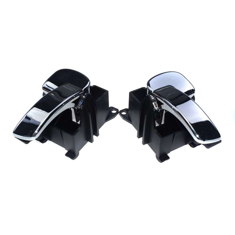 Pair Left & Right Side Interior Door Handle Chrome For Nissan Pathfinder 2005-09