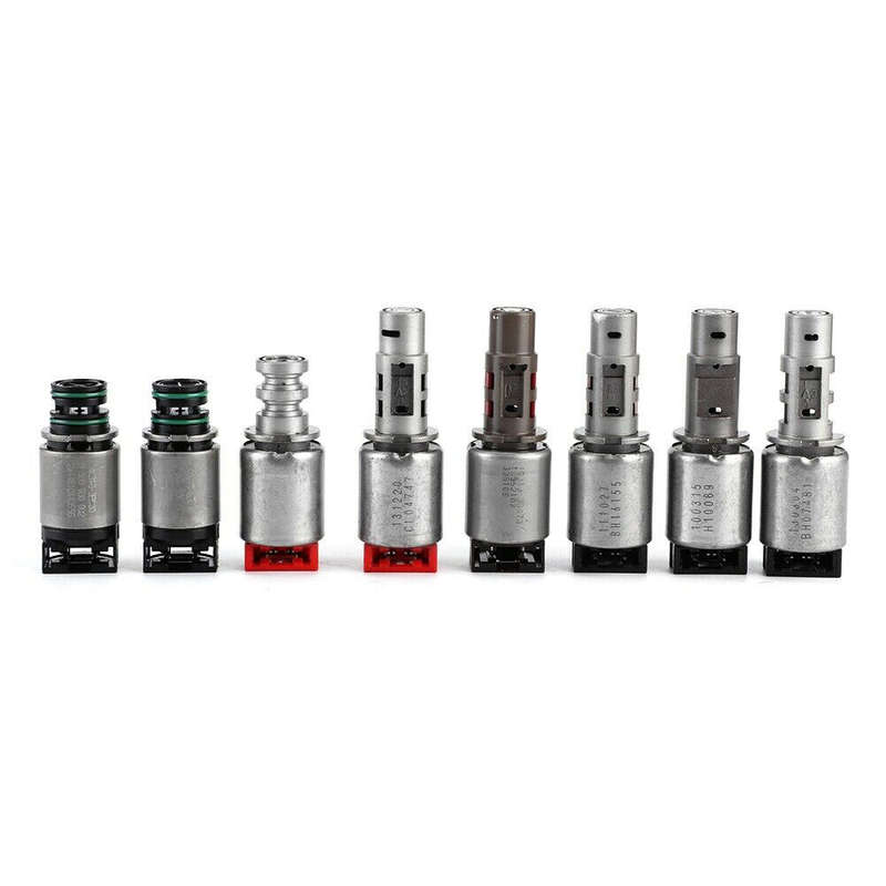 8Pcs A6MF1/2 A6LF1/2/3 Transmission Solenoids Kit For Hyundai Kia Chevrolet