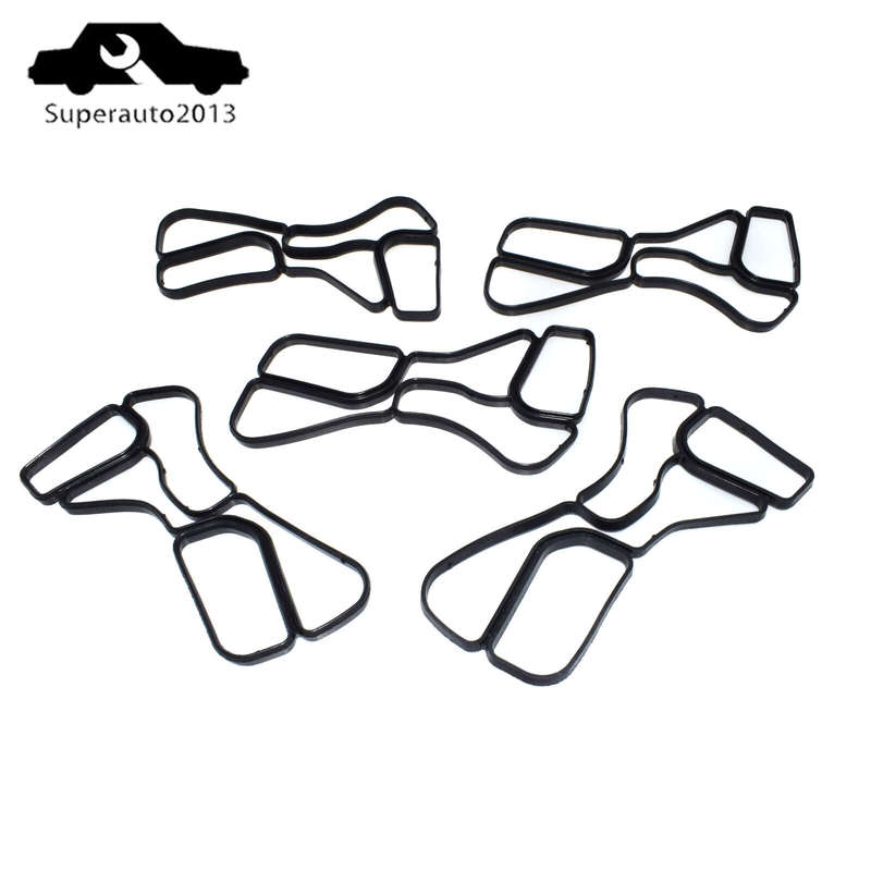 5PCS For Mercedes-Benz ML350 SLK350 C230 New Engine Oil Cooler Gasket 2721840280